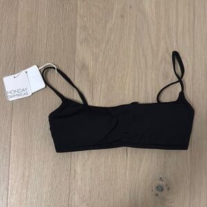 Monday Swimwear Black Bikini Top